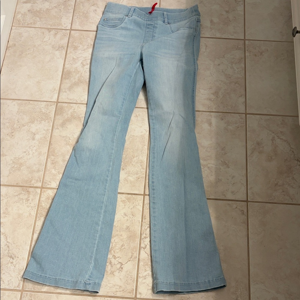 SPANX Light Blue Flare Jeans